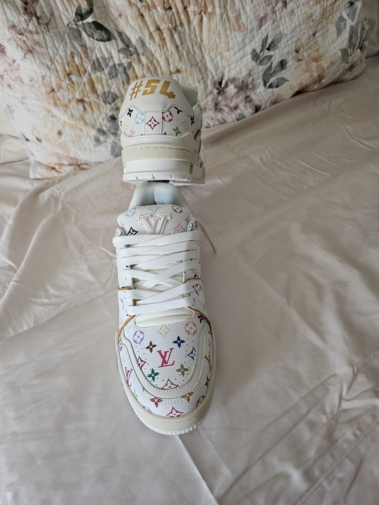 Louis Vuitton Other - Louis Vuitton White Multicolor Monogram Sneaker